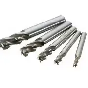 5Pcs CNC Straight Drill Bits HSS Shank 4 Flutes Engraving Milling Cutters a