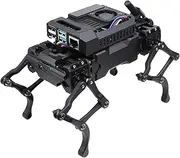 Waveshare WAVEGO 12-DOF Bionic Dog-Like Robot Open Source for ESP32 and PI4B Facial Recognition Color Tracking Motion Detection with Raspberry Pi Extension Holder (22 Items)