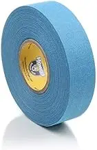Howies Colored Cloth Hockey Tape – 1-Pack or 3-Pack – Premium 1" x 30yds Stick Tape for Hockey, Lacrosse & Baseball – Strong Grip, Long-Lasting Adhesive – Free Tape Tin with 3-Pack (1, Sky Blue)