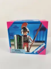 Playmobil 4632 Roman Soldier Green Shield Spear Sword New 2003 Vintage