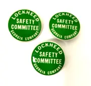 Vintage Lockheed GA Safety Committee Pin (R1)