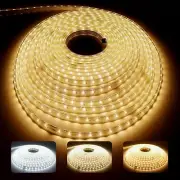 Riuog LED Strip Lights 65.6FT Dimmable High Brightness, Cold Resistant 110V