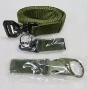 2 Each - MEN Casual Military Tactical Army Adjustable Quick Release Belt - 48"