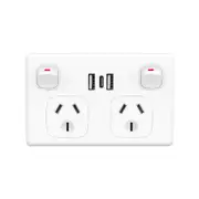 CordTech 3.6A - USB-A And USB-C Twin USB Powerpoint