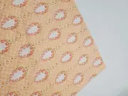 Fig Tree Fabric Butterscotch Moda Peach Oval Floral Green Sew Quilt FAT QUARTER