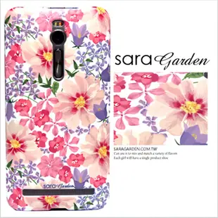 【Sara Garden】客製化 手機殼ASUS 華碩 Zenfone3 Deluxe 5.7吋 ZS570KL 馬卡龍雛菊 保護殼 硬殼