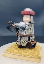 Elite knight with chainmail and axe NOT official LEGO® Product
