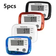 5X LCD Clip On Pedometer Step Walking Distance Calorie Counter Jogging Running