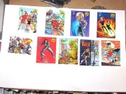 1993 The Valiant Era: A History 9 Card INSERT Set Unseen Art BLOODSHOT MOVIE