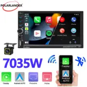 7" 2 Din Car Stereo Carplay Android Auto TF/USB/AUX Bluetooth Mirror LInk+Camera