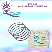 R0552200 Back Wash Valve Cove By Liberty Seals. (5-PACK) + LUBE For Jandy®
