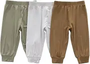 [SUZEL] Baby Boys Girls Bamboo Viscose Jogger Pants Infant Toddler Bloomers Kids Harem Pant