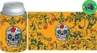6x Designer Beer Can STUBBY HOLDER Stubbie Cooler Koozie with base Skull Mask