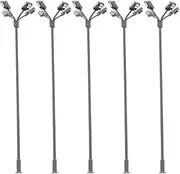 Evemodel LSL04 5pcs Model Railway Lamppost Lamps Led Street Lgihts Yard OO/HO Scale 12V