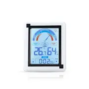 Electronic Thermometer LCD Touch Thermometer with Clock Humidity