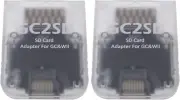 512GB Micro Card Reader Adapter for Gamecube and Wii Consoles - 2 Pack