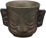 DAVBIR Renovation of Relief Kiln into Imitation Chaishao Master Cup, Tea Cup, Large Drinking Cup, Personal Cup, Single Cup, High Tea Cup (8.45 oz) (250 ml) (Samsung Cup)