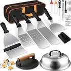 Griddle Accessories Kit - 29 PCS for Blackstone & Camp Chef & Carry Bag