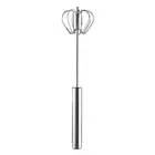 Stainless Steel Egg Stirrer Mixer Semi-automatic Whisk Beater Set Handheld