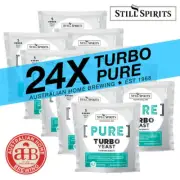 SALE 24 PACK Still Spirits TURBO PURE Yeast home brew Triple Distilled Turbo