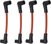 GlückMarine 18-8816-1 4 Pcs 6" Marine Spark Plug Wires fit Johnson Evinrude OMC Engines Replacement for 582365 ZF478V Boat Accessories