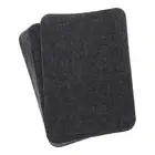 Fabric Patch Iron-on Patches Denim Black 4.1"x3" for Clothes 12 Pcs