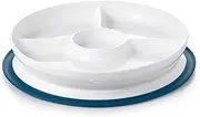 OXO TOT Stick & Stay Divided Plate, Navy