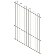 ProtectorAl 0350-1200W x 1800H Monument Loop Top Pool Fence Panel Raked 16-30º