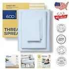 Soft & Silky 600 Thread Count King Size Egyptian Cotton Bed Sheets - Light Blue