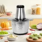 3L Electric Meat Grinder Mincer Food Processor Chopper Blender Mixer 4 Blades AU