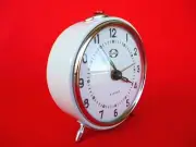LOUD NEW OLD STOCK Vintage 70's KUCO USSR Winding Alarm Clock Desk Table NR11