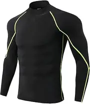 [Generic] Mens and Dress Shirts Base Topstight-Fitting Underwear Top Sports Winter Breathable Men's Quick-Drying Layer Fitness Long-Sleeved Men's Blouse Business Casual Shirts for Men Big and Tall