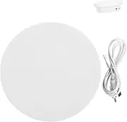 HEATSHAKING Rechargeable Rotating Display Turntable Motorized Stand for Jewelry Models Photography Versatile Design for Exhibitions Malls Studios