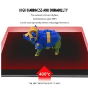 3D Printer Glass Bed 220x240x4mm Tempered Plate Build Platform