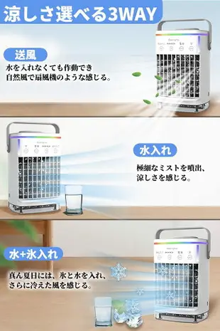 日本 TWONE 桌上型水冷扇 水冷扇 迷你冷風機 桌面風扇 冷風扇 USB冷風機 空調扇 小風扇 空氣濾淨 加濕器【小福部屋】