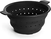Woll WSI28 Concept Plus Multi-Function Collapsible Silicone Steamer & Colander Insert, 11", Gray