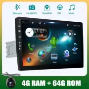9" 1DIN Car Stereo Head Unit GPS Navi Radio Android 10 HDMI DSP AHD DAB 4GB+64GB