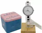Fossil Maxine Ladies 3-Hand Silver Stainless Crystal Bezel 30mm Watch ES4677