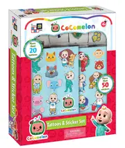 Cocomelon - Sticker & Tattoo Set
