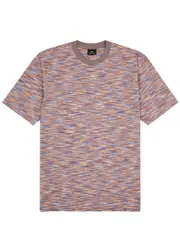 PS Paul Smith Space-dyed Cotton T-shirt - Multicoloured - S S