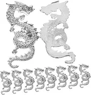 Gogogmee 10pcs Dragon Nail Charms for Women Cute Metal Nail Gems Decorations for Manicure Art for Parties Weddings Special Occasions