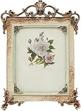 vintage picture frame， Family Rectangular Retro Picture Frame Resin Photo Display Bedroom Living Room Office Diningroom Decoration Picture Frame Classic(28cmx28cm)