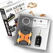 Extra-Partss DIY OBD Tool and Remote Car Key Fob Replacement for Kia 2014 2015 Optima FCC NYODD4TX1306-TFL with Middle Groove Blade
