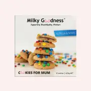 Nutella + M&M Lactation Cookies by Milky Goodness | the memo