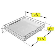 LYNK PROFESSIONAL Spice Rack 10.3"x12.3" Slide-Out Design Steel + Chrome Finish