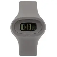 在飛比找Yahoo奇摩購物中心優惠-ALESSI 清晰潮流電子腕錶-灰/43mm