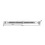 BORG & BECK Brake Hose BBH8698 FOR Mazda6 Genuine Top Quality 2yrs No Quibble Wa