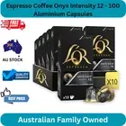 Espresso Coffee Onyx Intensity 12 - 100 Aluminium Capsules for Nespresso Machine