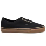 [VN000TSVBXH1] Vans Men's UA Authentic Black Rubber Sneakers *NEW*