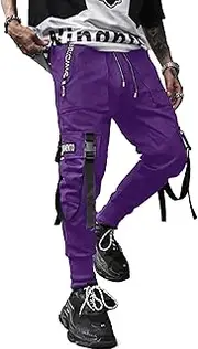 [XYXIONGMAO] Men's Jogger Pants Techwear Hip Hop Harem Pants Streetwear Tactical Track Pants